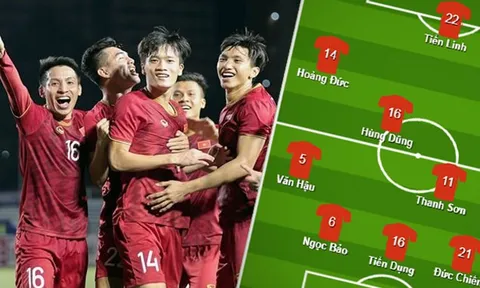 Đội hình ra sân U22 Việt Nam đấu Singapore: Truyền nhân Văn Lâm, "Ảo thuật gia" châu Á