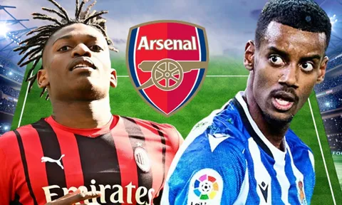 Đội hình trong mơ Arsenal mùa tới: Isak thay Lacazette