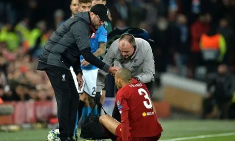 Thảm họa cho Liverpool! 'Siêu mỏ neo' nghỉ 1 tháng, bỏ lỡ 10 trận đấu