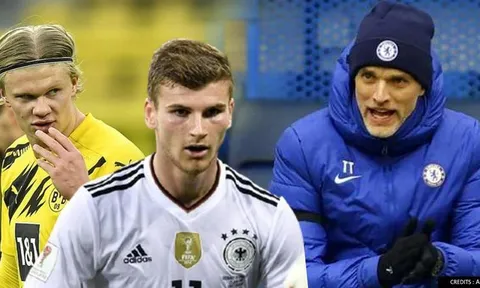 "Dortmund khó chấp nhận đề nghị lấy Werner đổi Haaland"