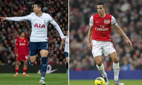 Đốt lưới Liverpool, Son Heung-min cân bằng thành tích với Van Persie
