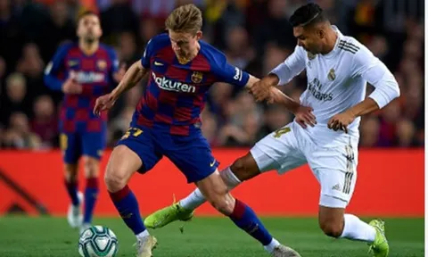 Báo Hà Lan dùng 2 từ để diễn tả trận El Clasico của De Jong