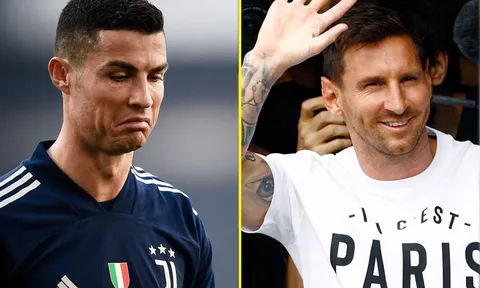 Được mời nối gót Messi đến Ligue 1, Ronaldo có biểu cảm bất ngờ