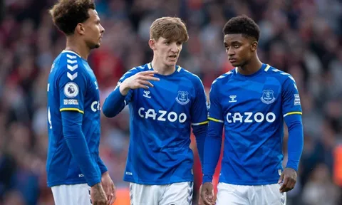 Everton có nguy cơ xuống hạng
