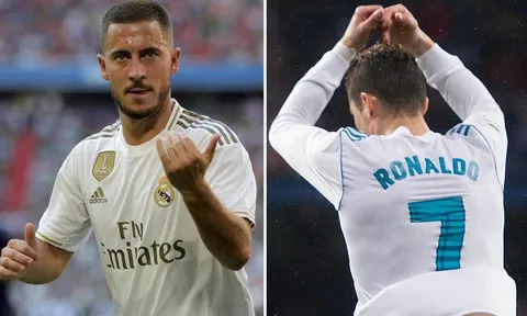 Eden Hazard và "cơn ác mộng" mang tên Cristiano Ronaldo