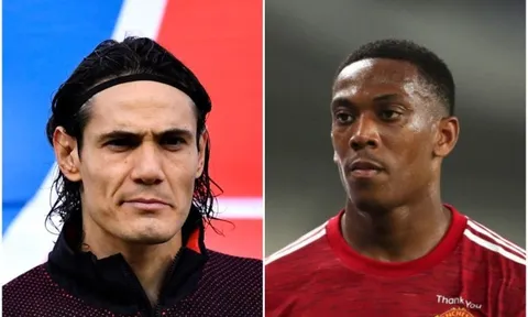 Cavani chỉ bí quyết giúp bộ đôi Martial - Greenwood thăng hoa