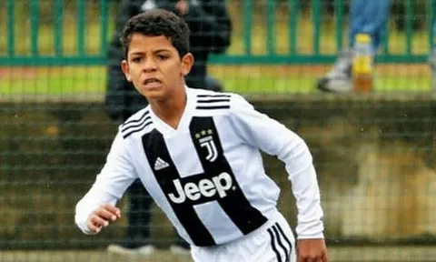 Thống kê gây choáng của Cristiano Ronaldo Jr ở đội trẻ Juventus