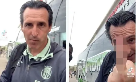 Emery phản ứng khiếm nhã khi bị nhắc về Arsenal