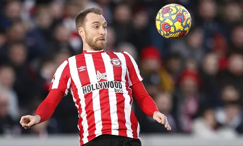 Eriksen lần đầu thi đấu sau khi bị đột quỵ ở Euro 2020