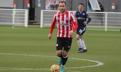 Eriksen tái xuất sân cỏ, có màn debut ấn tượng ở Brentford