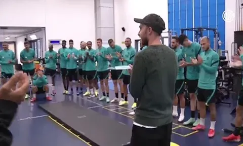 Eriksen trở lại trung tâm huấn luyện, mang tin vui cho Inter