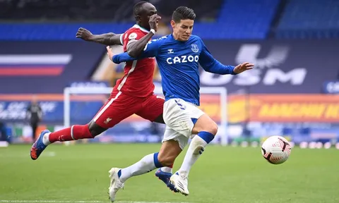 Everton đang sống nhờ hơi thở của James Rodriguez