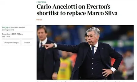 Everton gây sốc, liên hệ nhiều siêu huấn luyện viên thay Marco Silva