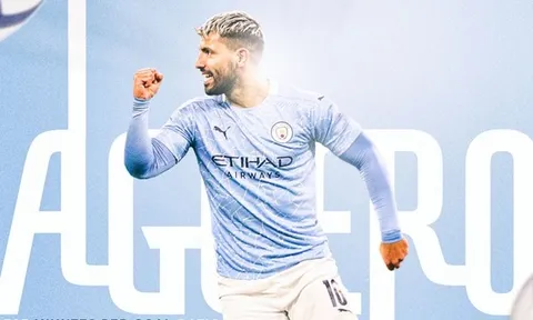 CHÍNH THỨC: Aguero nhận "quà siêu khủng" trước ngày rời Man City