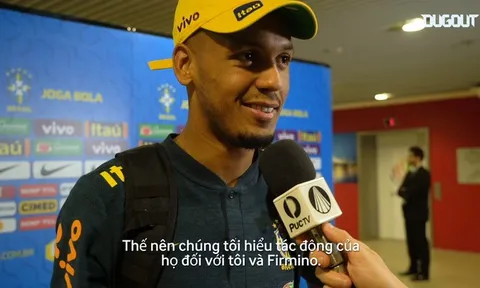 Fabinho, Richarlison nói về trận hòa Nigeria