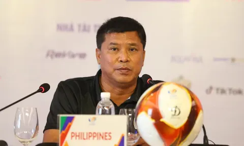 HLV U23 Philippines vui mừng trận hòa như thắng U23 Việt Nam