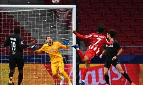 Felix 'nổ' cú đúp, Atletico giành thắng lợi kịch tính trong trận cầu 5 bàn