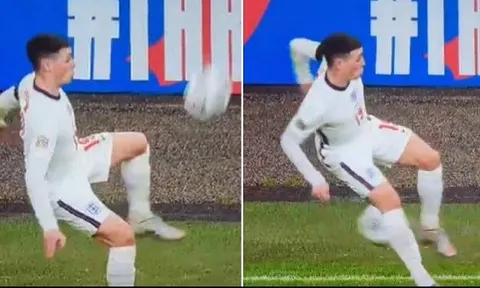 First touch khó tưởng của Phil Foden trong ngày Anh hủy diệt Iceland