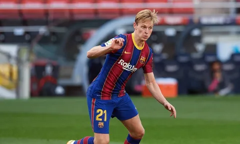 Koeman hài lòng với kết quả thử nghiệm Frenkie de Jong