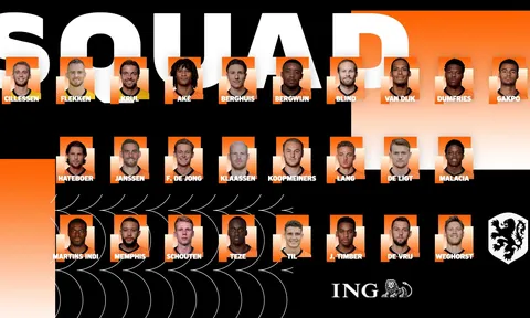 Hà Lan chốt danh sách dự Nations League: 2 mục tiêu của M.U góp mặt