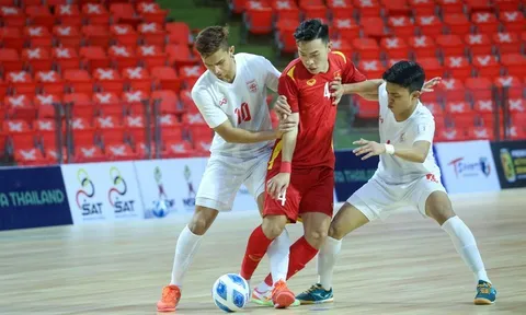 Tuyển Việt Nam bị Myanmar cầm hòa ngày ra quân vòng loại Giải Futsal châu Á 2022