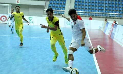 Việt Nam mất ngôi đầu bảng vào tay futsal Indonesia