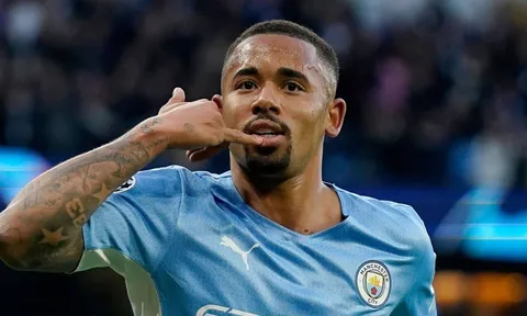 Gabriel Jesus có số áo trong mơ ở Arsenal