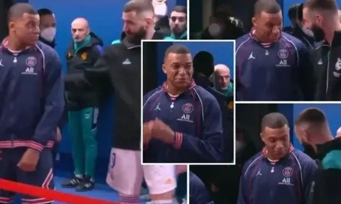 Gặp trong đường hầm, Mbappe tố Benzema nói xạo