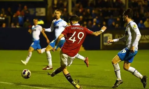 Garnacho nhanh như sóc, giúp U21 Man Utd đánh bại Barrow phút 90