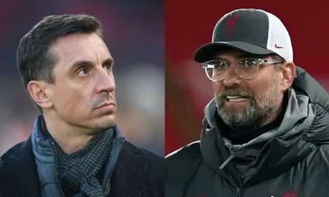 Gary Neville: "Klopp rất tuyệt nhưng ông ấy đã sai rồi..."