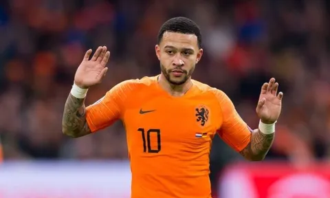 Depay chấn thương, không thể ra sân cho Hà Lan