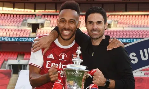 Arteta trải lòng về phong độ của Aubameyang
