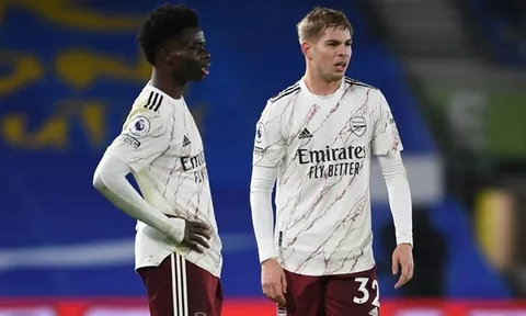Đã đến lúc Arteta cần làm 1 điều với 2 ngôi sao rực rỡ nhất của Arsenal