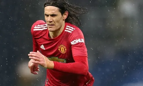 XONG! Solskjaer định đoạt tương lai của Edinson Cavani