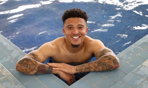 Southgate tiết lộ phản ứng của Sancho với thông tin gia nhập Man Utd