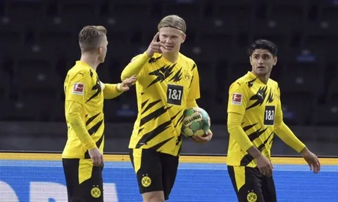 Ghi 4 bàn trước Hertha Berlin, Haaland vẫn cảm thấy chưa đủ