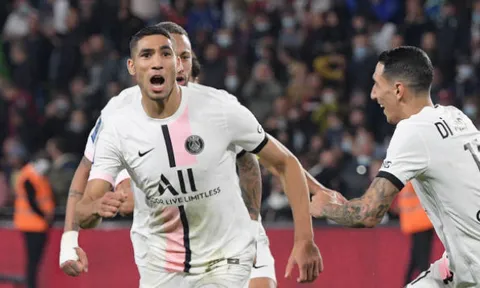 Ghi bàn phút 90+5, PSG thắng nhọc nhằn đội cuối bảng Metz