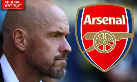 Giấc mơ 30 triệu của Ten Hag mang đến gợi ý hoàn hảo cho Arsenal