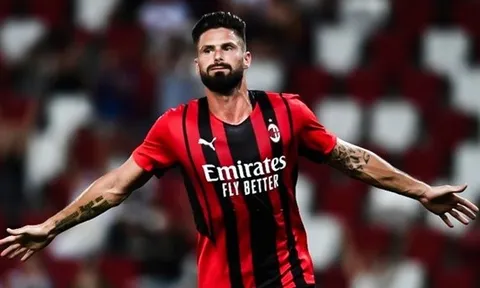Giroud lập cú đúp, AC Milan nhẹ nhàng đánh bại Panathinaikos