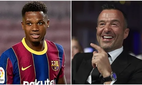 Giữ chân “thần đồng”, Barca điêu đứng vì yêu sách của “siêu cò” Jorge Mendes