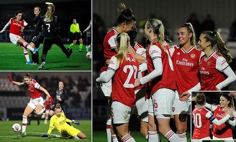 Gỡ gạc cho London, Arsenal hủy diệt đối thủ 8-0 ở Champions League