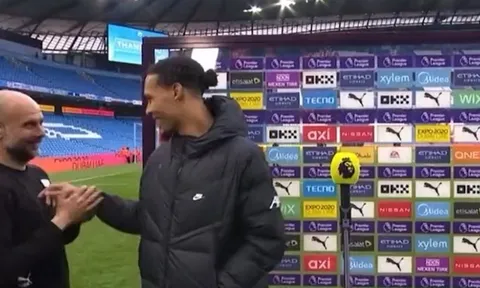 Pep khoái chí khi tiếp cận được Van Dijk