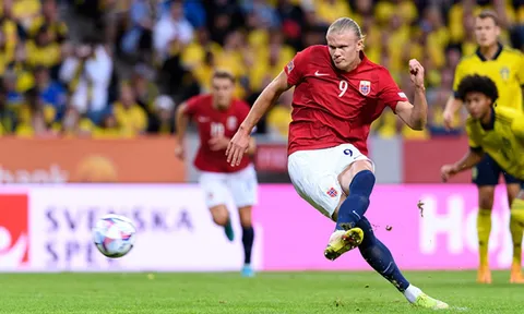 Haaland dẫn đầu danh sách ghi bàn ở Nations League 2022