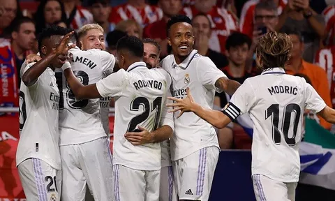 Hạ gục Atletico, Real Madrid quay lại ngôi đầu bảng