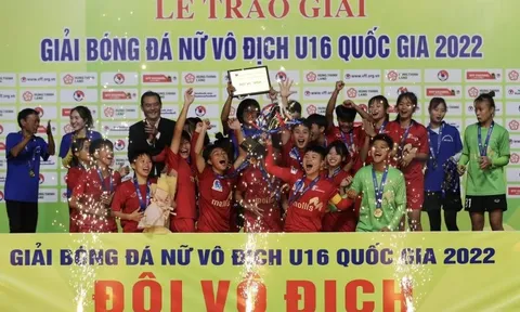 Hà Nam vô địch giải bóng đá nữ U16 quốc gia