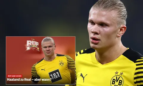 Haaland đồng ý đến Real Madrid vào hè 2023