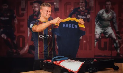 Haaland sắp là đồng đội với Messi, CĐV Barca: "Đối thủ bắt đầu sợ hãi"
