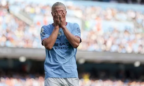 Haaland sở hữu thống kê tệ nhất dưới thời Pep
