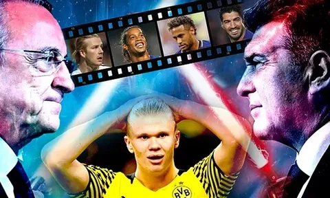 Haaland và những cuộc chiến giữa Real - Barca trên TTCN