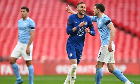Hakim Ziyech nổ súng, Chelsea đập tan giấc mộng "ăn 4" của Man City